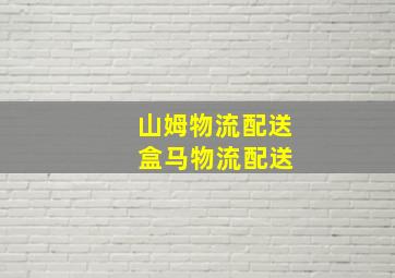 山姆物流配送 盒马物流配送